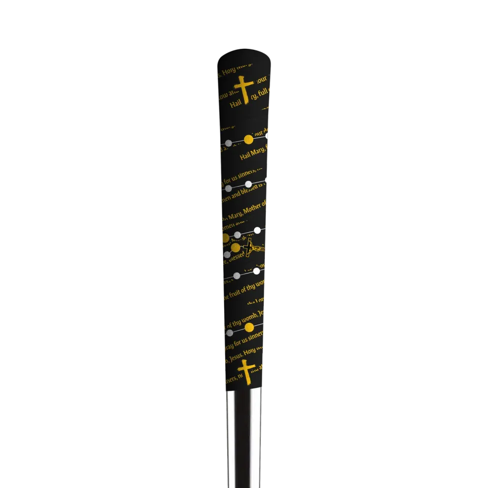 Vukgripz Faith Golf Grip Rosary golfgrip sort hvid