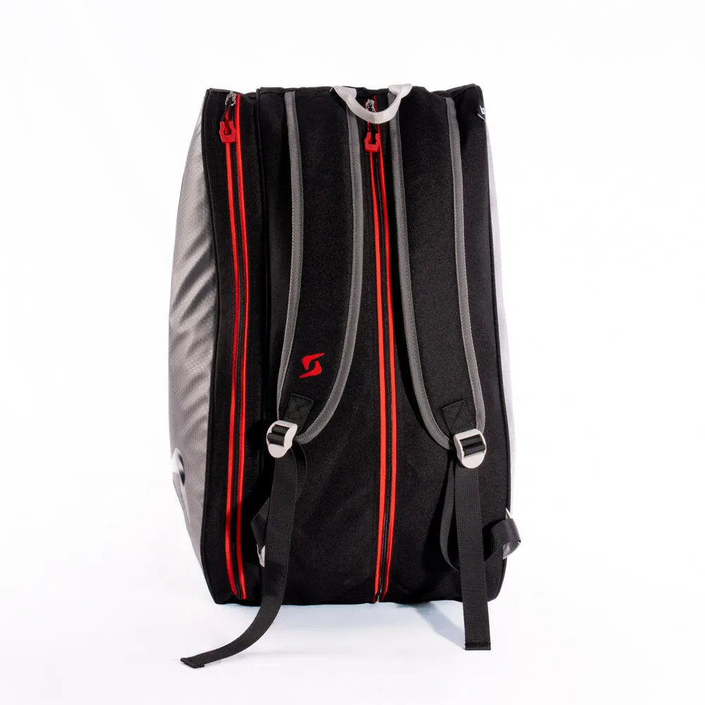 Siux Pulse padeltaske sort 37 liter 1 bat