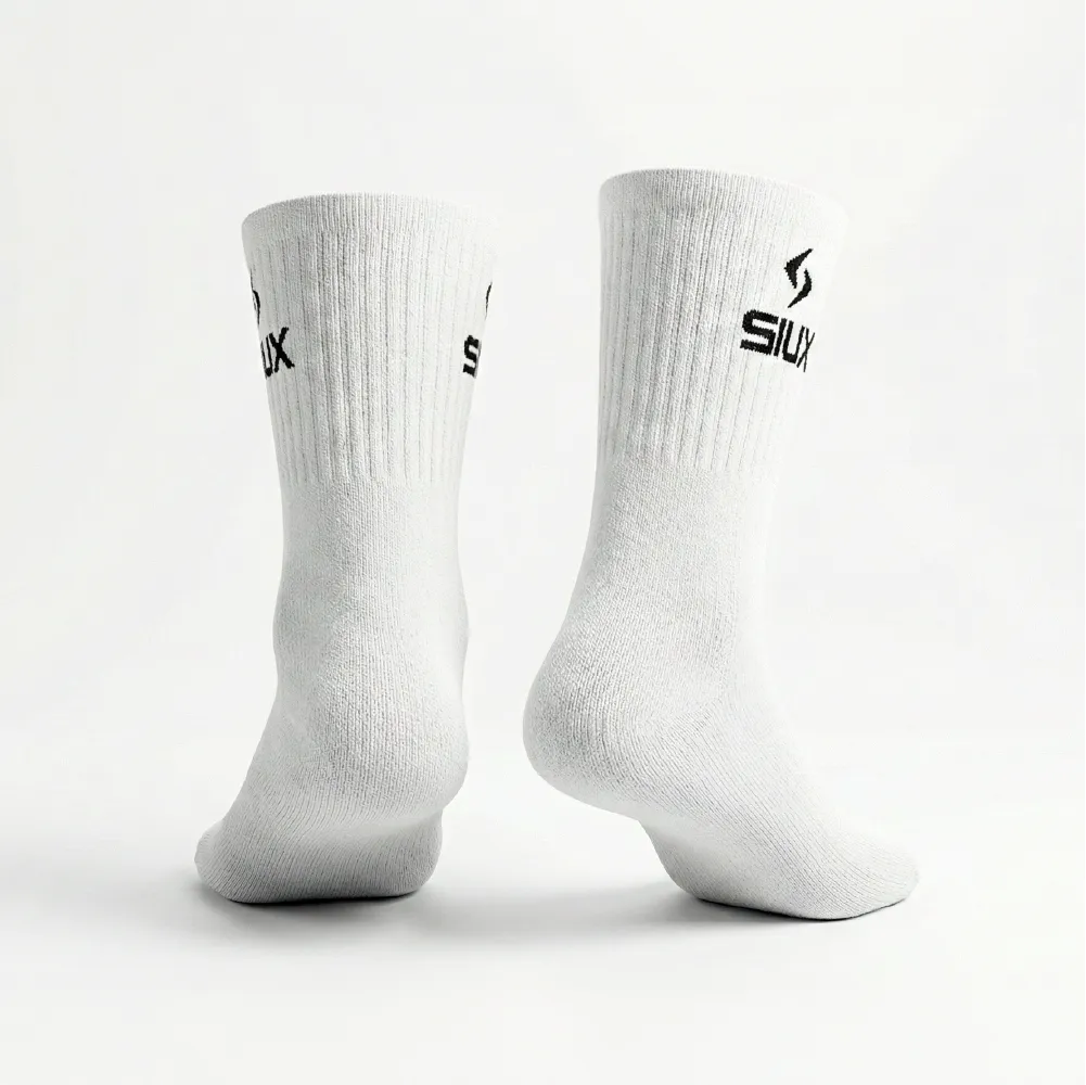 Siux Basic 26 strømper 3-pak hvid høj skaft
