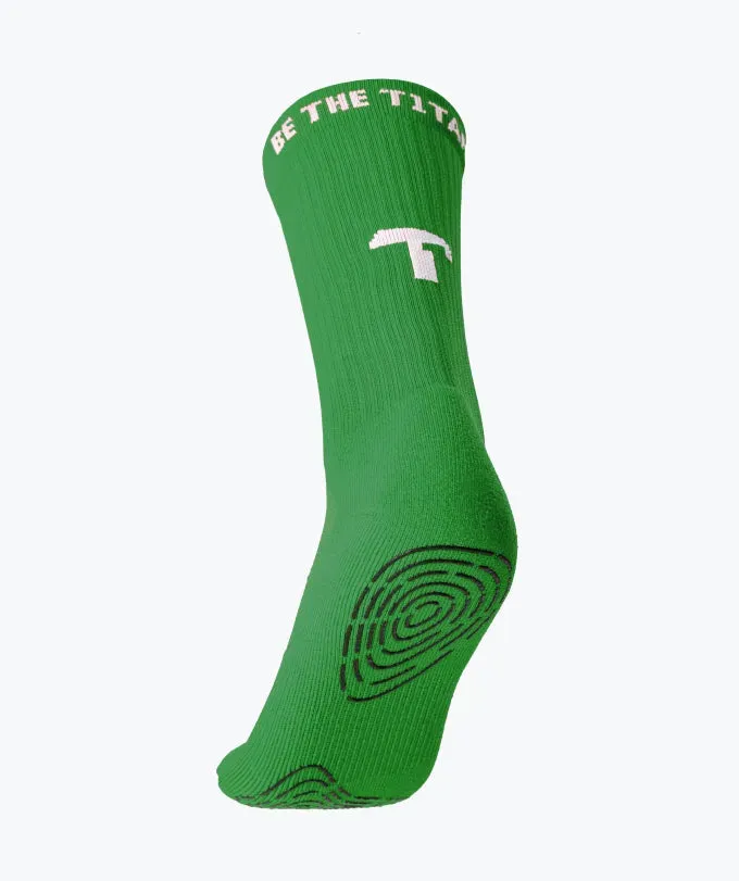T1TAN Grip Socks gripsokker grøn