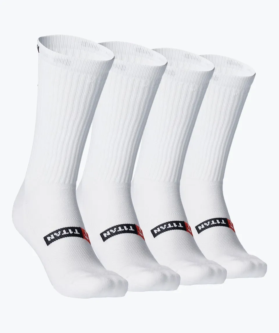 T1TAN Sport Socks sportsstrømper hvide kompression