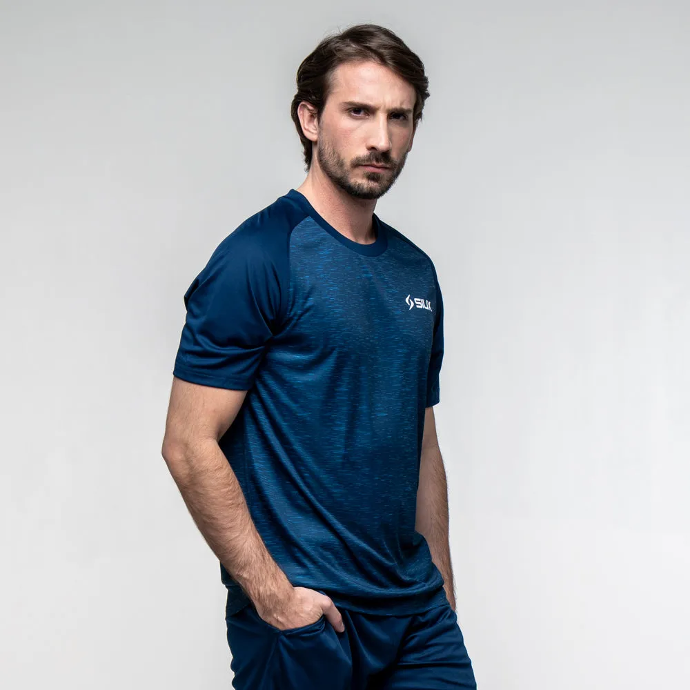 Siux Club 26 t-shirt herre navy padeltrøje