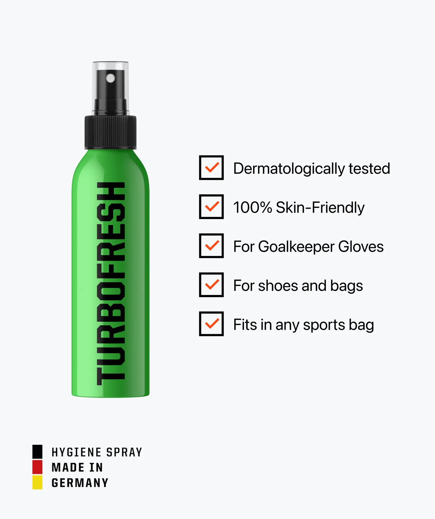 T1TAN Turbofresh handskespray antibakteriel