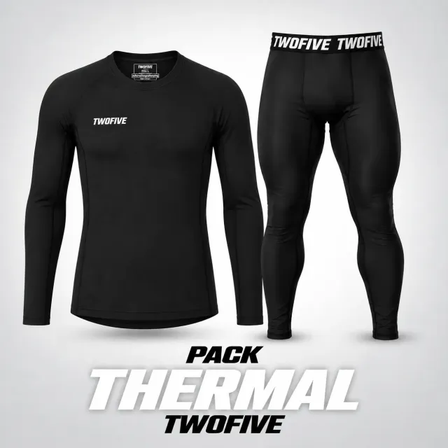 TwoFive Pack Thermal basislagssæt str M varmt undertøj