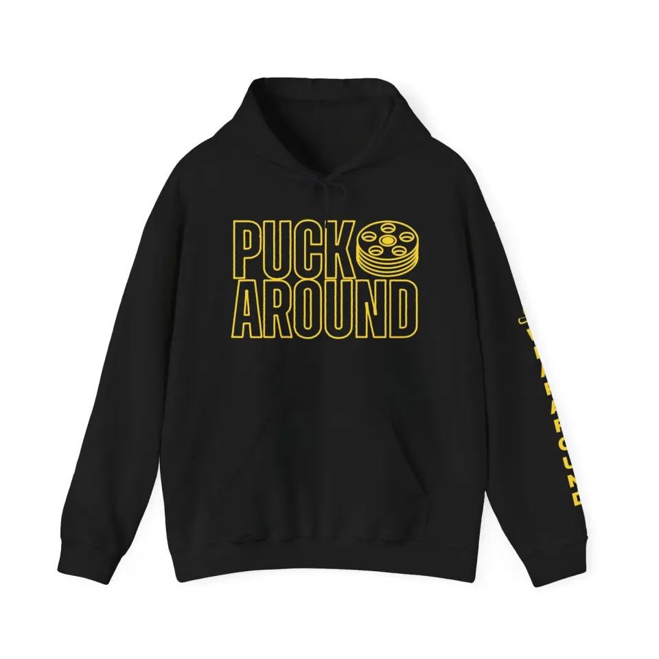 Hockey Wrap Around Puckaround hættetrøje unisex sort tung