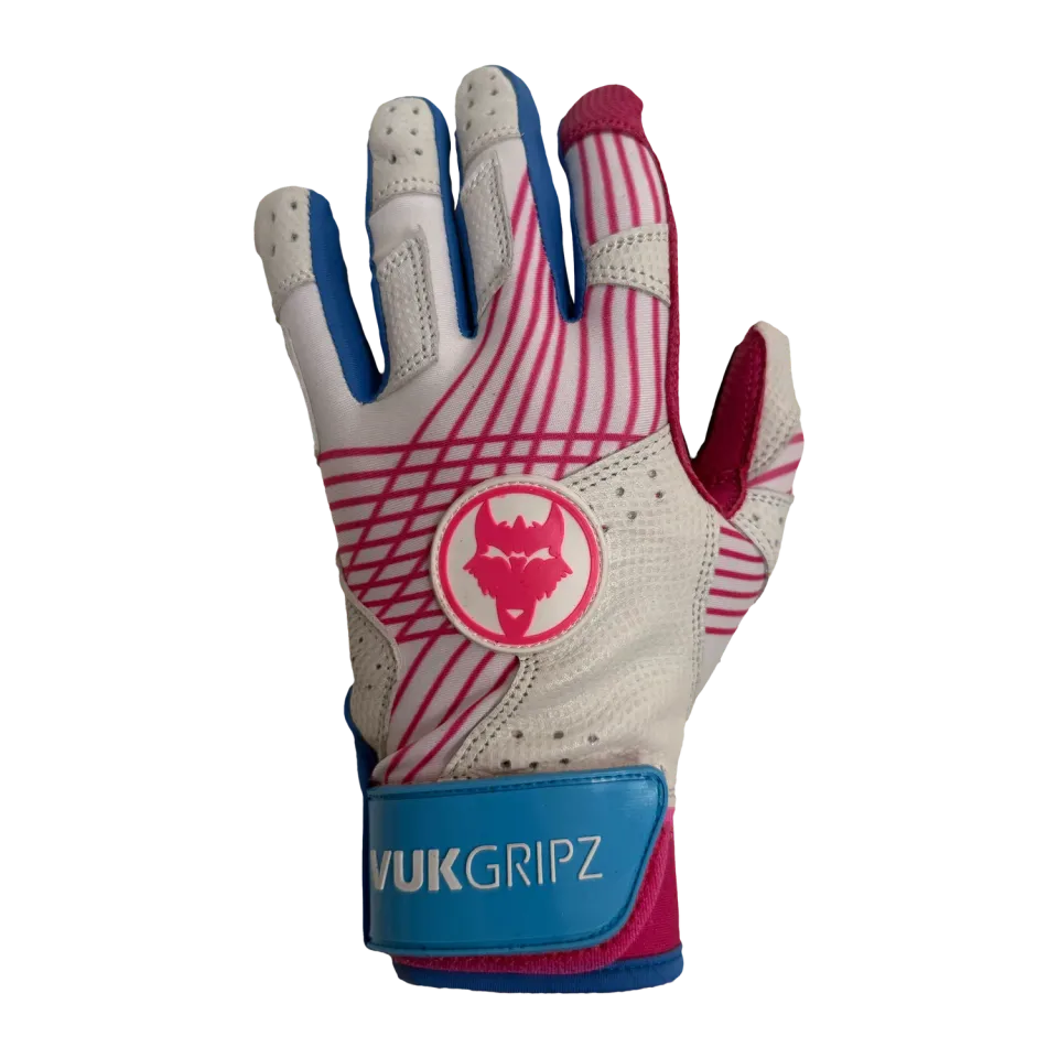 Vukgripz Prowler Miami Night batting gloves pink