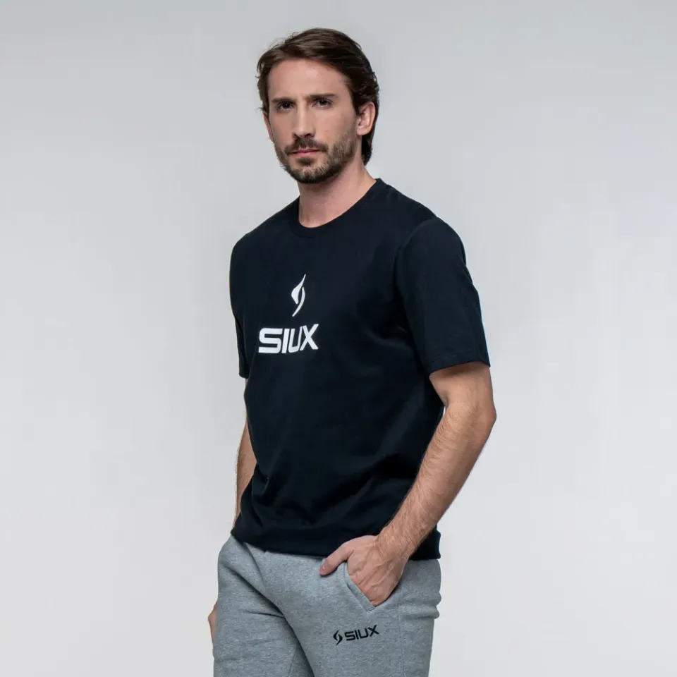 Siux Basic 26 t-shirt sort åndbar unisex