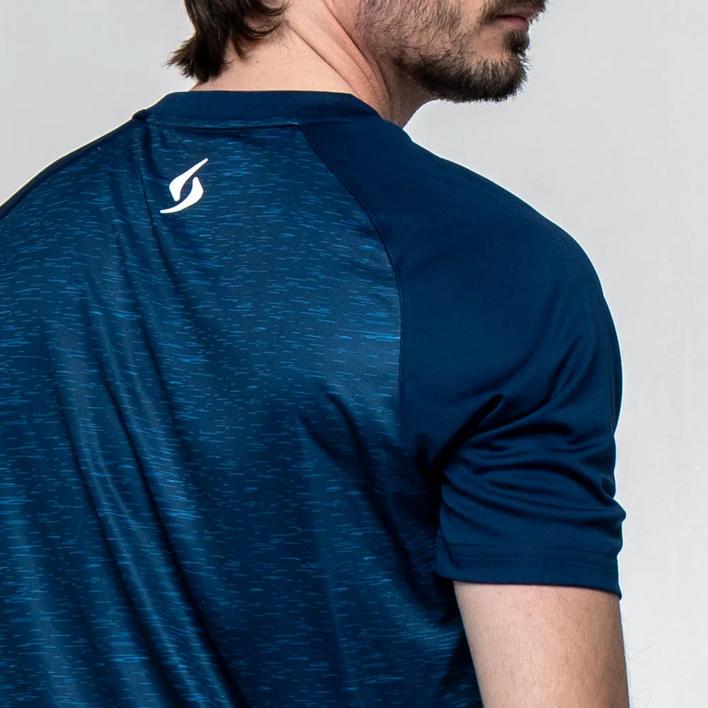 Siux Club 26 t-shirt herre navy padeltrøje