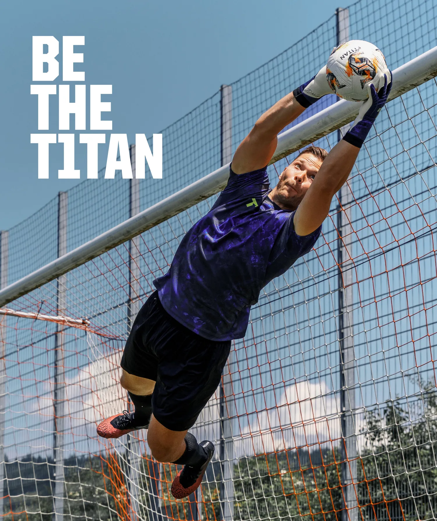 T1TAN Training x Thedutchgoalkeeper træningstrøje meshryg