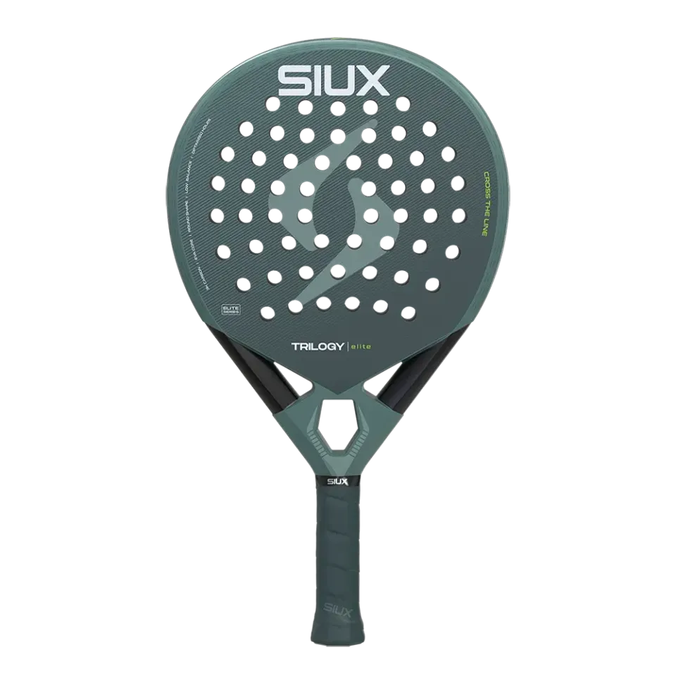 Siux Trilogy Elite 2026 padelbat grøn tolerant