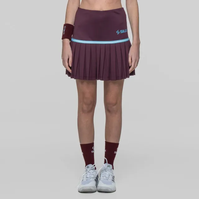 Siux Apex 26 padelnederdel dame bordeaux med shorts