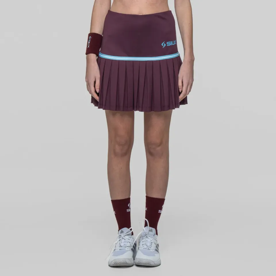 Siux Apex 26 padelnederdel dame bordeaux med shorts