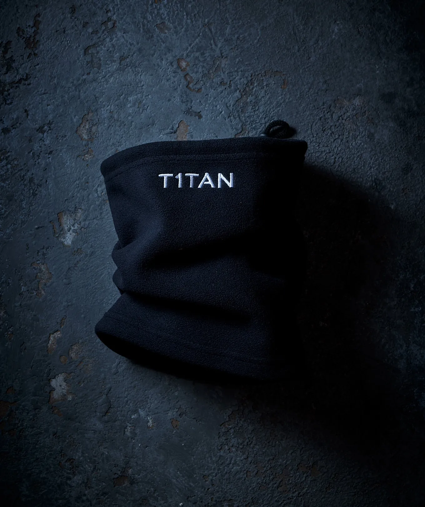 T1TAN Neckwarmer halsedisse sort polyester