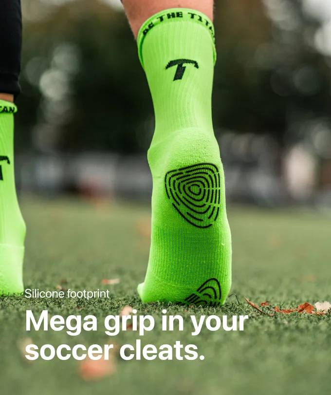 T1TAN Grip Socks gripsokker lysegrøn skridsikker