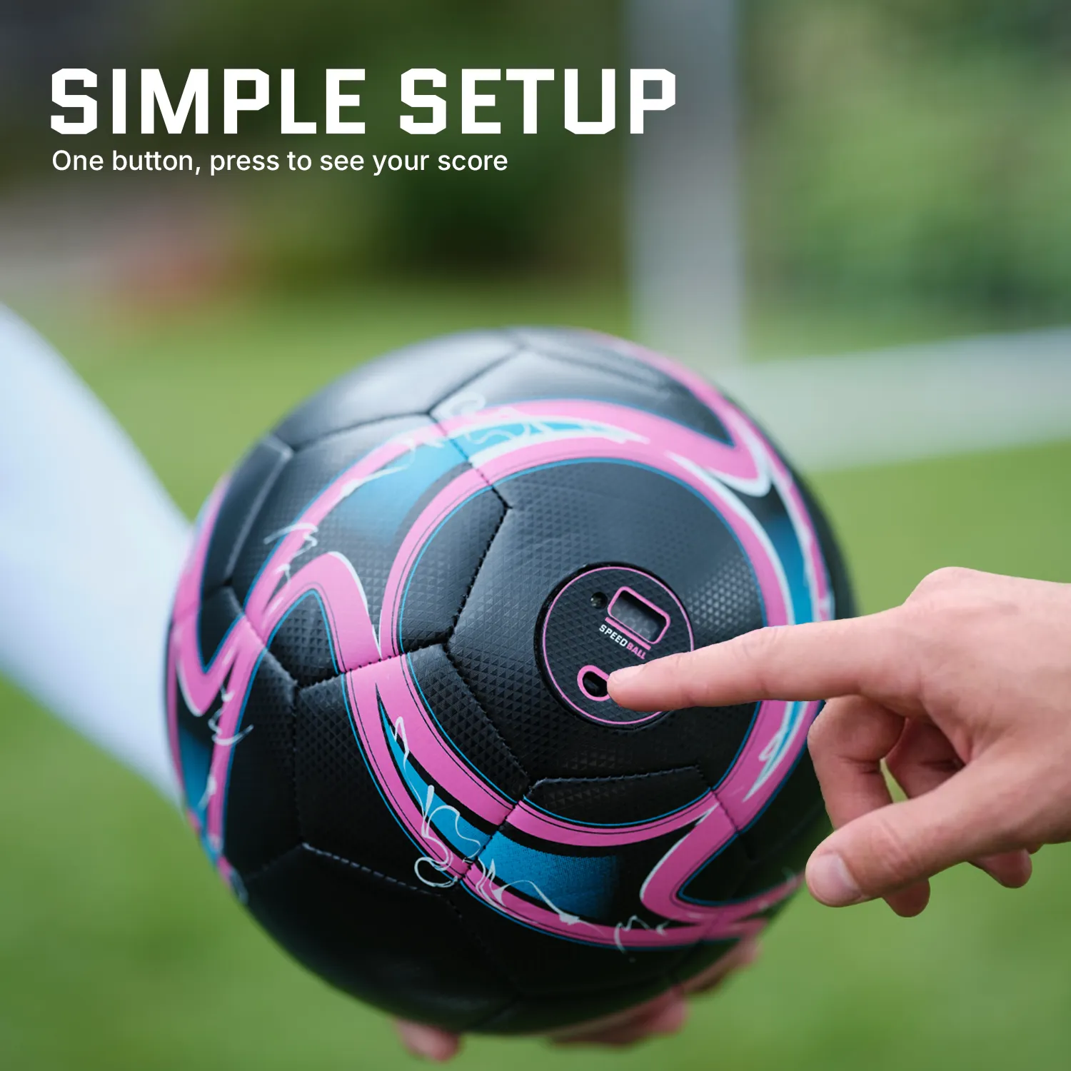 Strikesphere Speed Ball fodbold med powermåler